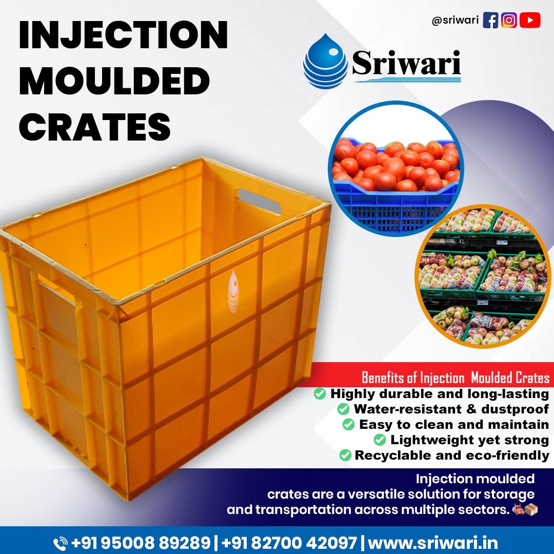 Injection Moulded Crates Supplier in Coimbatore – Sriwari