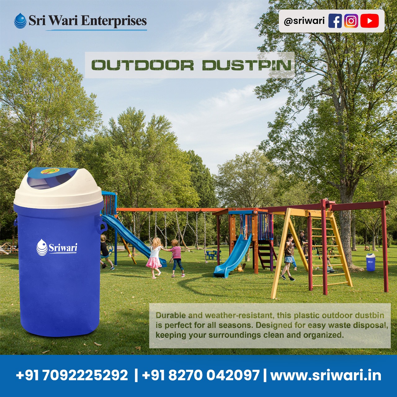 Outdoor Dustbin Dealer in Coimbatore – Sri Wari Enterprises