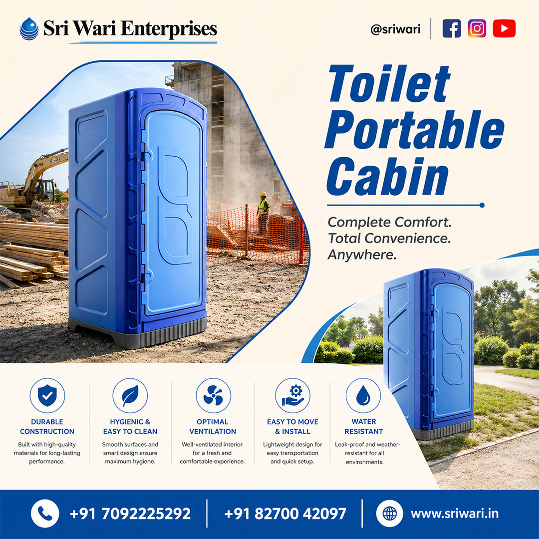 Portable Toilet Cabin Suppliers in Coimbatore